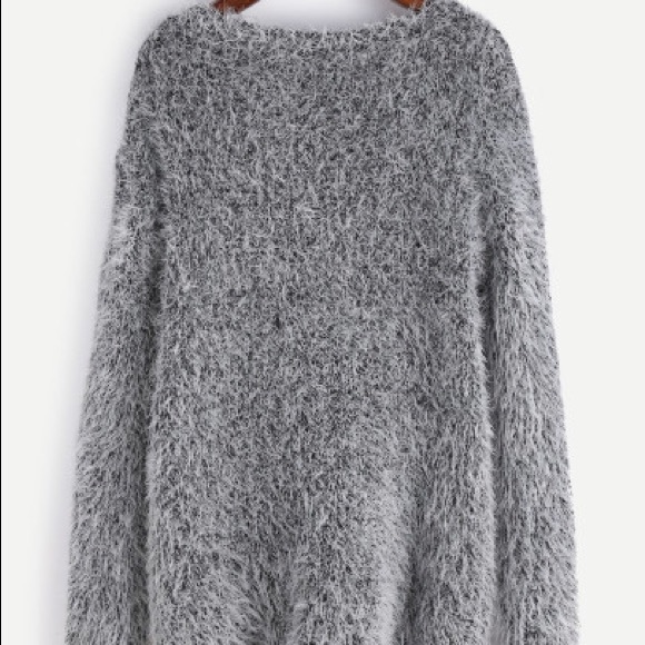 JUST IN Fuzzy grey - Sweater - Picture 5 of 7